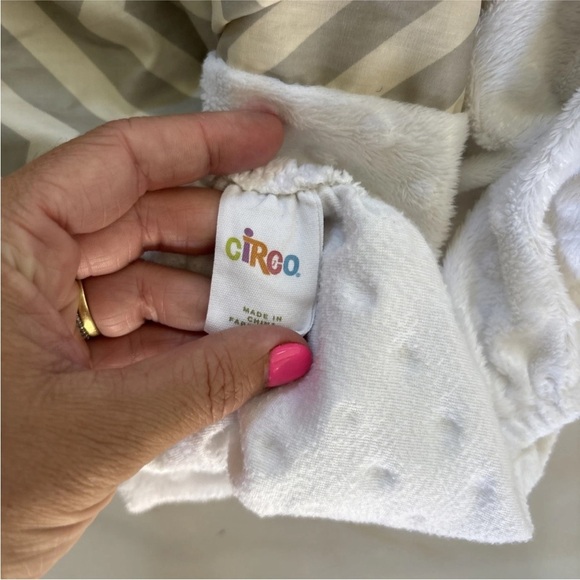 Lot of 2 Changing Pad Covers - Navy , grey/white stripes - Picture 7 of 8